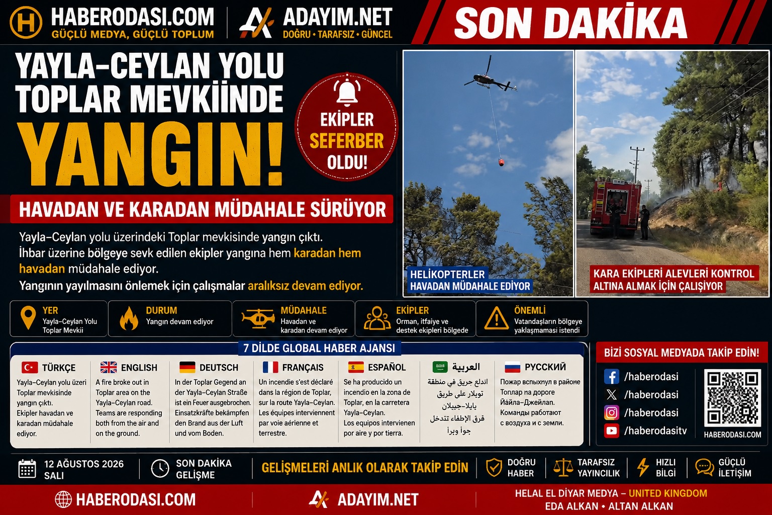 🔴 SON DAKİKA | MUĞLA SEYDİKEMER   YAYLA–CEYLAN YOLU TOPLAR MEVKİİNDE YANGIN