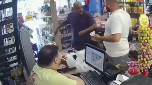 Markette kan donduran silahlı saldırı: Çığlıklar dehşete düşürdü