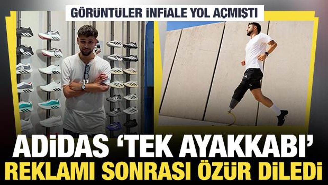Adidas 'tek ayakkabı' reklamı sonrası özür diledi