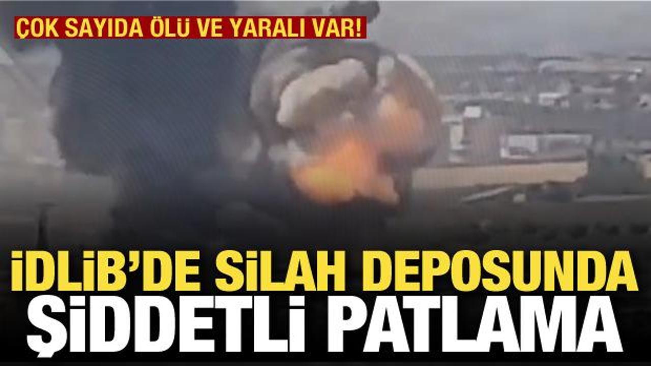 Son dakika... İdlib'te patlama: Çok sayıda ölü ve yaralı var