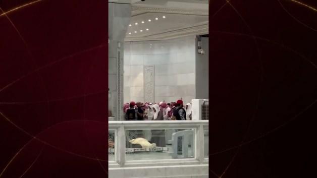Mescid-i Haram müezzini İbrahim el-Medeni'nin cenaze namazı kılındı