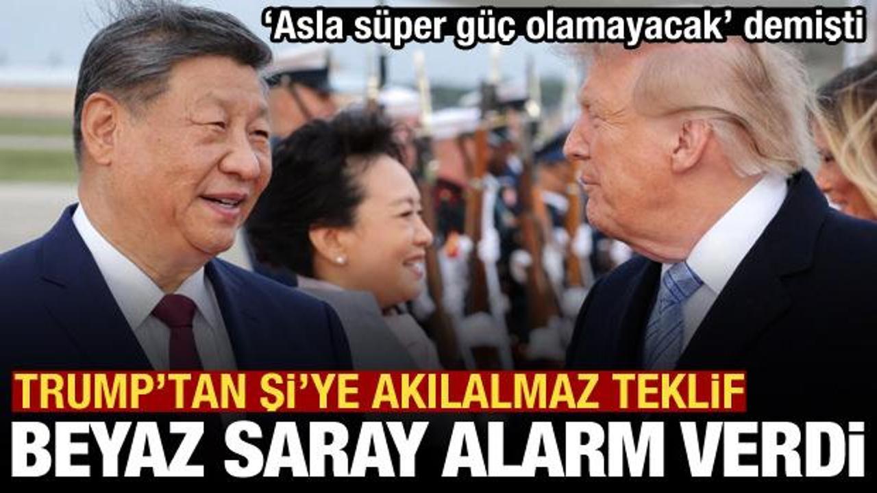 Trump'tan Şi'ye şaşırtan teklif: Silah ister misin?