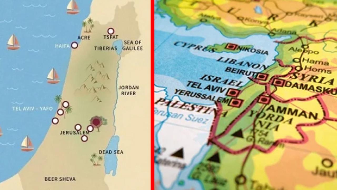 Amerikan gazetesinden tepki çeken İsrail haritası