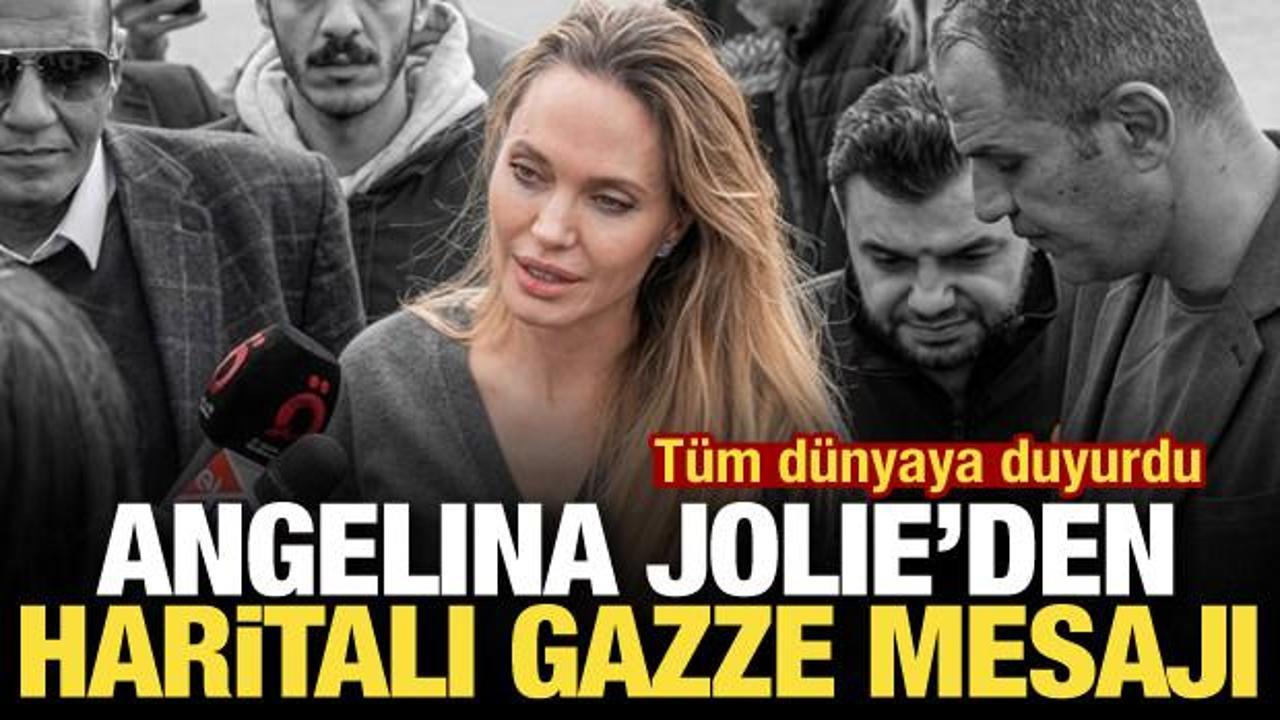Angelina Jolie Gazze'deki yıkımı paylaştı