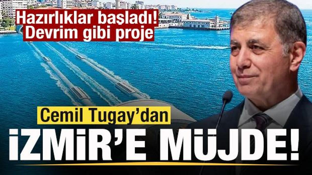 Cemil Tugay'dan İzmir'e müjde! Kolları sıvadı, hazırlıklar başladı! Devrim gibi proje