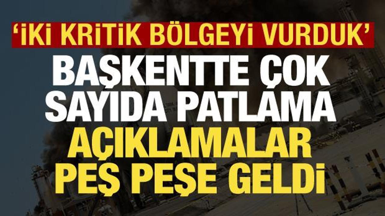 Son dakika... Riyad'da patlama sesleri! Husiler'den "vurduk" açıklaması