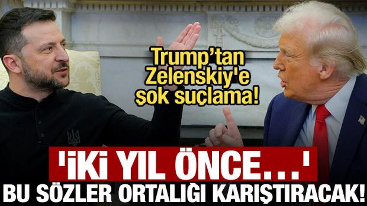 Trump’tan Zelenskiy’e savaş suçlaması: Bitirmek istemiyor