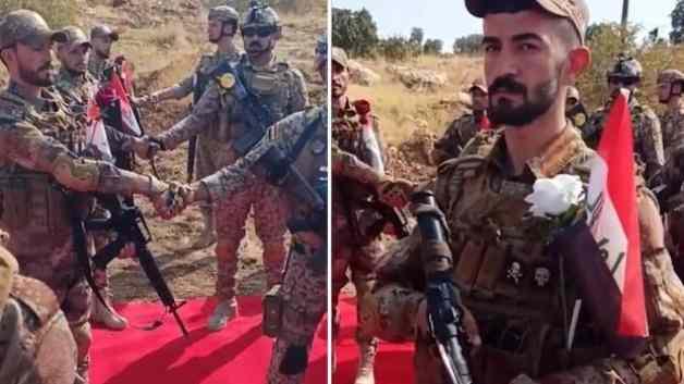 Tarihi devrin görüntüleri ortaya çıktı: Terör örgütü noktaları Irak ordusuna geçti