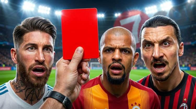 Kırmızı kart rekortmeni futbolcular açıklandı! Zirvedeki ismin lakabı 'canavar!'